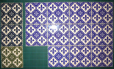 Minton Hollins, H&R Johnson Ltd Heraldic Style Cristal 6x6 Tiles