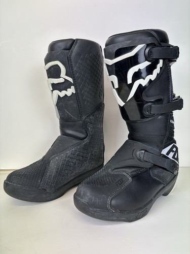 Fox Racing Youth Comp Motorcycle Boot Black Size Y 7 model 27689-001-7 - Bild 1 von 11