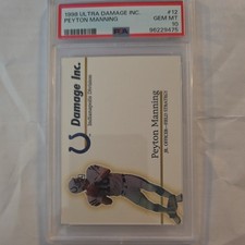 Peyton Manning 1998 Fleer Ultra - Damage Inc. #12 of 15 DI (RC)  PSA Gem Mint 10