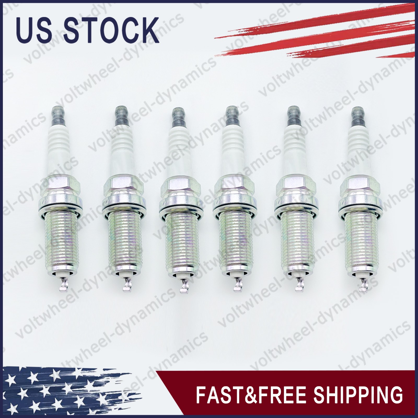 6x New Laser Spark Plugs #93759 DILFR5A11 For Nissan Infiniti Iridium