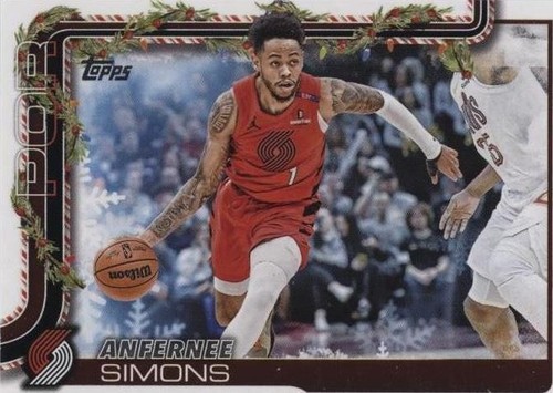 2025-26 Topps ANFERNEE SIMONS STARS OF NBA RAINBOW FOIL SA-22 | eBay