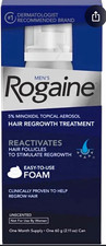Rogaine Men s 5 Minoxidil Hair Regrowth Foam, Unscented, 60 g 2.11 oz
