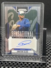 Jonathan Clase 2025 Prizm Sensational Signature / Auto -  Blue Jays