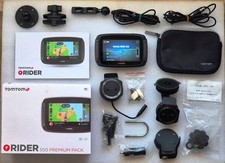 NAVIGATORE AUTO MOTO TOMTOM RIDER 550 PREMIUM PACK WI-FI AUTOVELOX INFO TRAFFIC