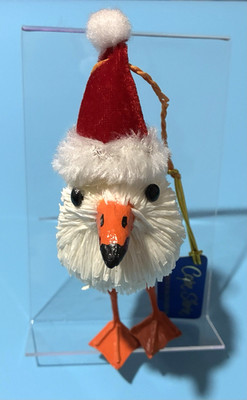 Cape Shore Seagull with Santa Hat Christmas Ornament 2016
