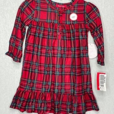 Family Pajamas Kids Brinkley Plaid Family Pajama Nightgown 2-3T