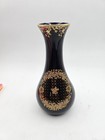 Vintage Limoges 7in Cobalt Blue Castel 22k Gold Porcelain Vase — photo 3