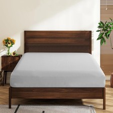 Queen Size 100 Egyptian Cotton Fitted Sheets 600 Thread Count 16" Deep Pocke...