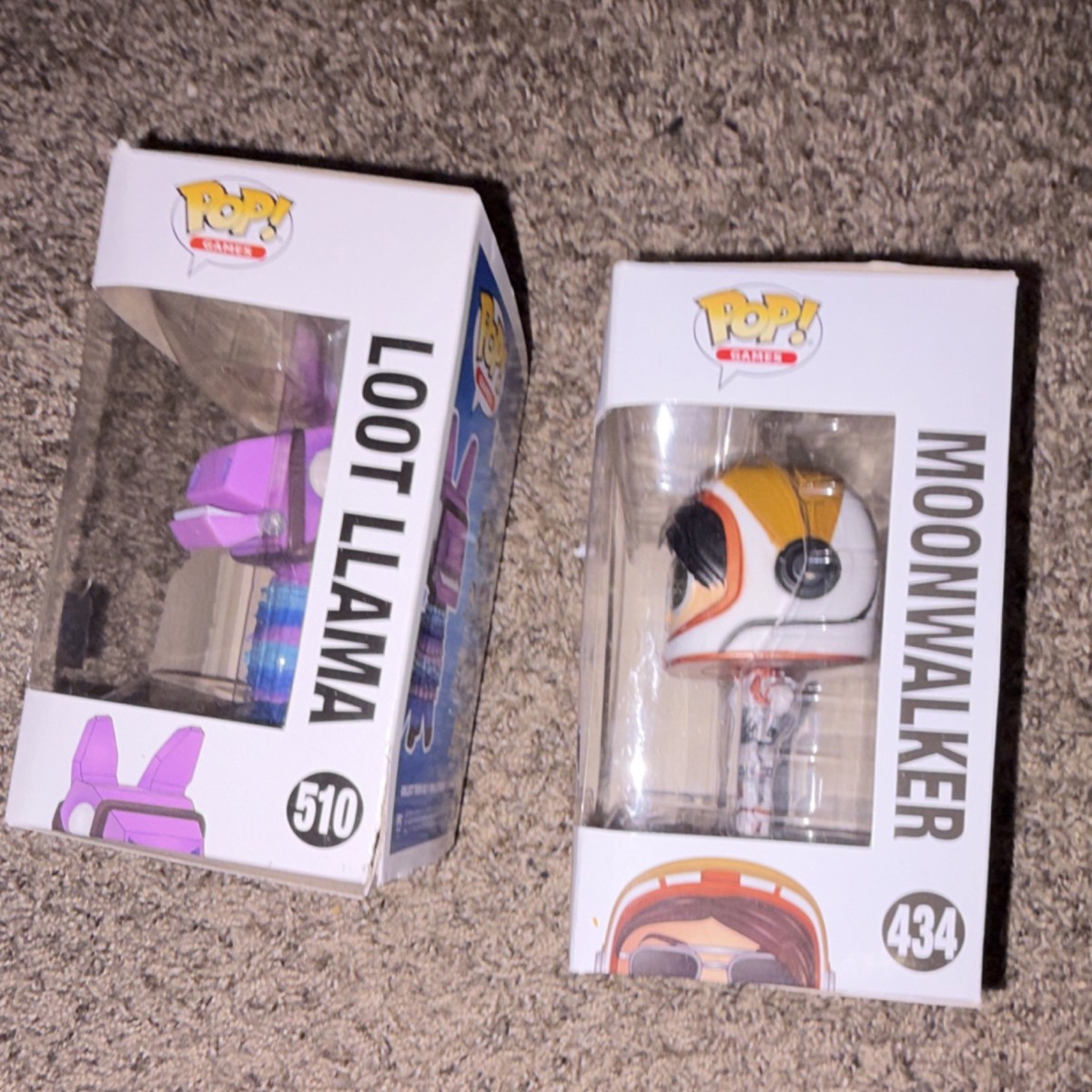 Funko Pop! Vinyl Games Fortnite Loot Llama & Moonwalker Figures