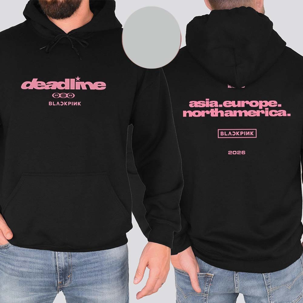 BLACKPINK DEADLINE パーカー BLACKPINK Deadline World Tour 2025 2026 Continent Logo