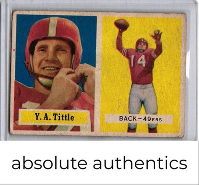 1957 Topps Y.A. Tittle