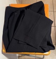 Ladies Black Dress Pants 30x30 40 Hips 13 Rise 1 Metal Loop Missing Size 10