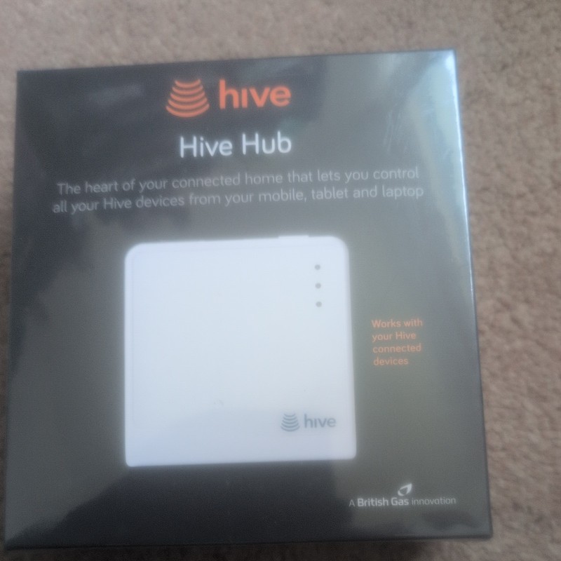 (3) Hive Hub Smart Home Device w. App Control, White,