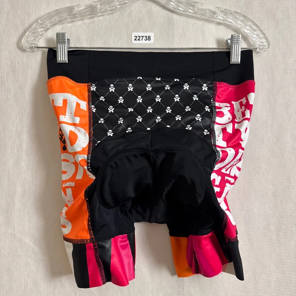 Pantalones cortos de ciclismo Betty Designs para mujer talla XL negros acolchados sentados Foto 2 de 4