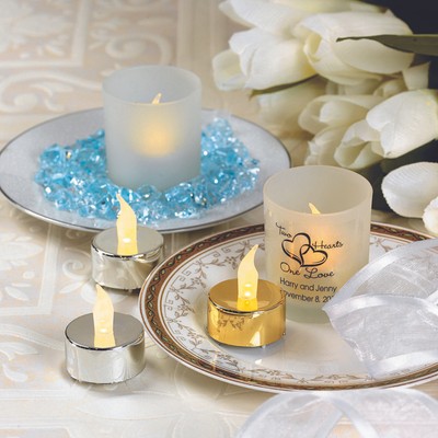 12-Pack Rechargeable LED Flameless Tea Light Candles - Amber Flickering Flame, No Batteries 3 thumbnail image