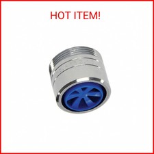 Danco 1.5 GPM Dual Thread Water Saving Faucet Aerator, Blue/Chrome, 10487