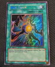 Yugioh Soul Taker GLAS-EN092 1st Edition Secret Rare Euro NM!