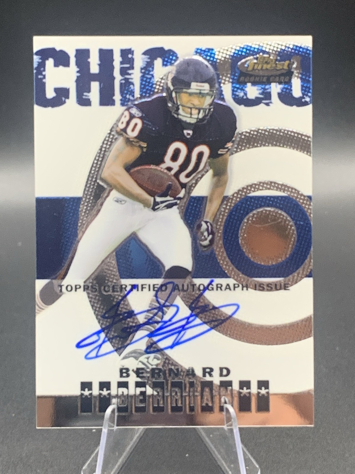 Bernard Berrian Finest #112 Autograph