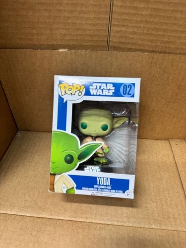 Funko Pop! Star Wars Yoda #02 Vinyl Figure Blue Box