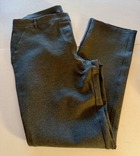 Quince Women’s Ultra Stretch Ponte Straight Leg Pant Charcoal Grey Medium