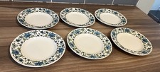 Set of 6 Midwinter Spanish Garden by Jessie Tate Side Plates 7”