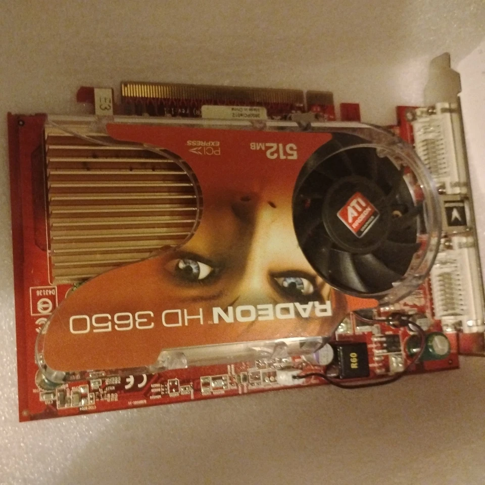 ATI Radeon HD 3650 512MB DDR2 PCIe Graphics Video Card DVI VGA HDMI Legacy GPU   - Image 2 of 4