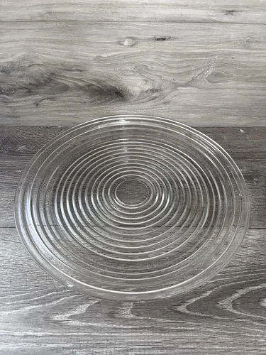 Vintage Anchor Hocking Manhattan Depression Glass platter 13”