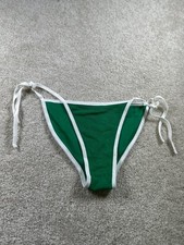American Apparel Women's Swimwear Bikini Bottom Kelly Green L Cotton