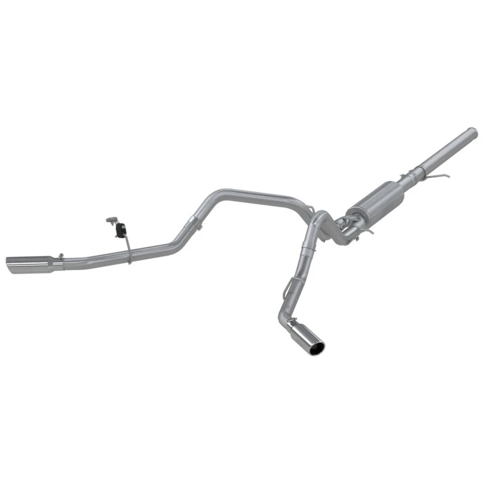 Escape trasero MBRP S5082AL acero gato para Silverado Sierra 1500 V6 V8 2014-2019 Foto 2 de 4