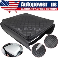 For 2007-2013 Toyota Tundra Center Console Lid Arm Rest PU Leather Protect Cover