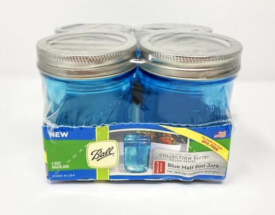 Ball Blue Half Pint Jars, 8 oz., 4 pk.,   (69022) FS