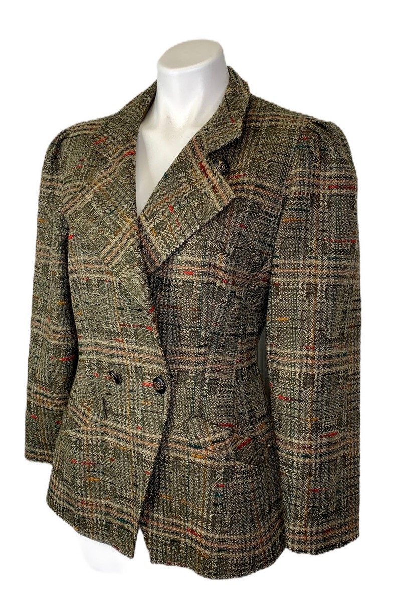 Hucke Wool Blazer Jacket EUR 36 M Medium S Small Made In