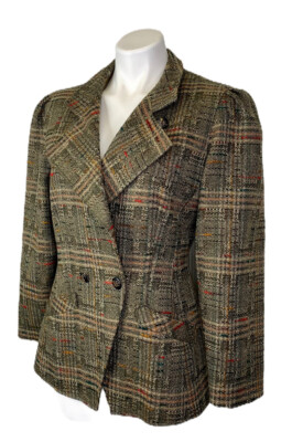 Hucke Wool Blazer Jacket EUR 36 M Medium S Small Made In Germany Lined EUC