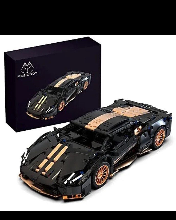 Mesiondy Sports Car Building Blocks Toys Boys or Adults Kits，1:14
