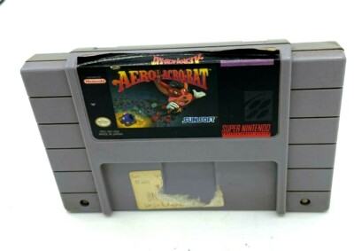 Aero the Acro-Bat Super Nintendo SNES Video Game Cart