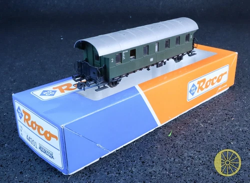 n5d870 Spur H0 Roco 44201 Personenwagen mit Originalverpackung