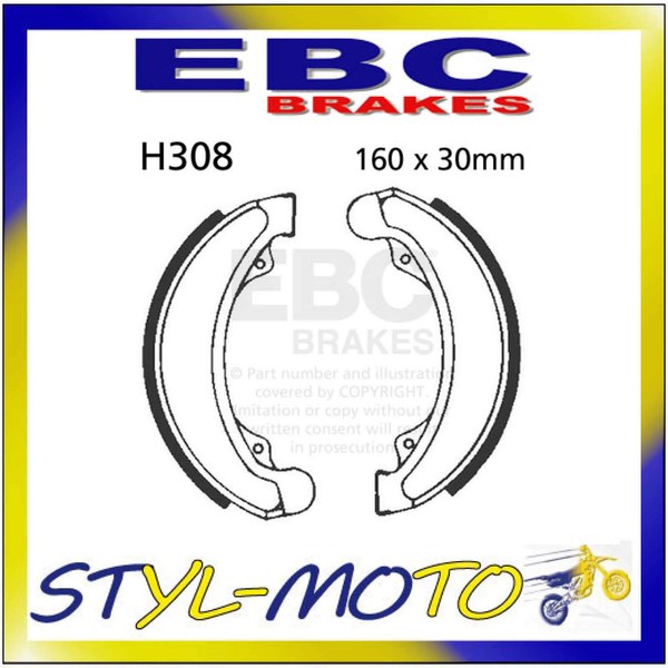 H307 Rachen Hinten EBC Peugeot 50 Tweet 2010-2013-image