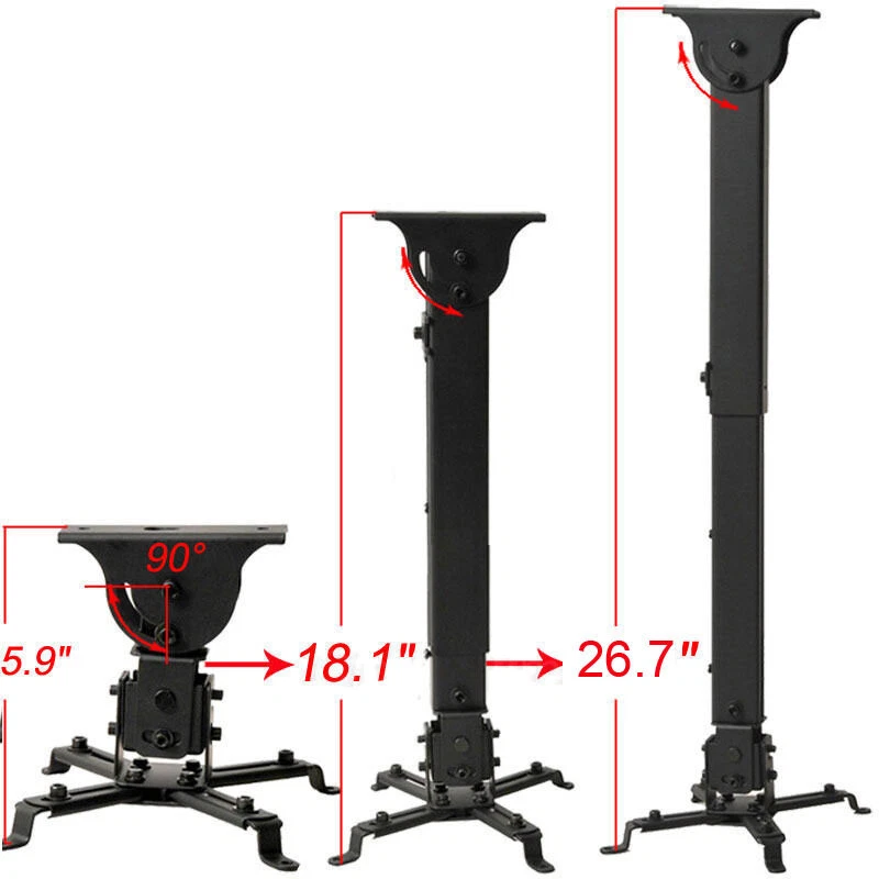 Projector Ceiling Mount Extension Pole Shelly Lighting