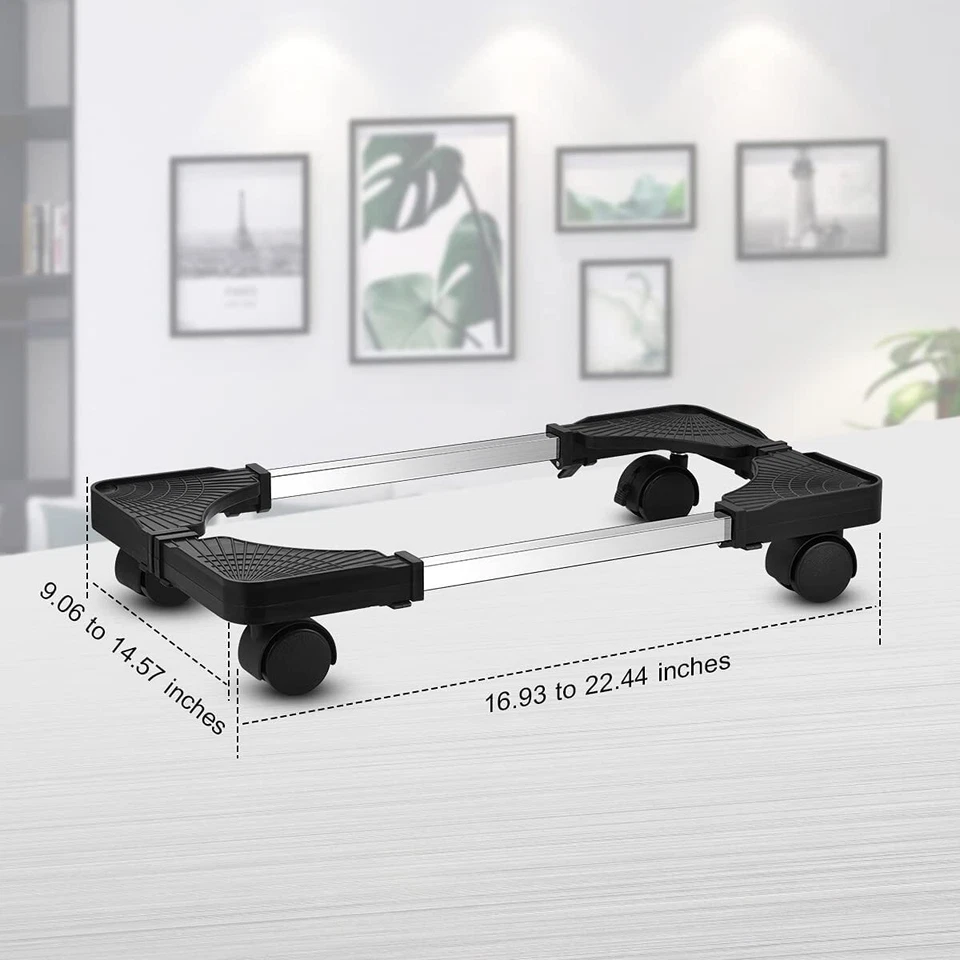 Mobile PC Ständer CPU Ständer, Einstellbarer Breite Desktop Computer Tower DHL - Bild 4 von 4