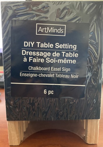Mini Chalkboard Easel Sign 6 pack Great for Wedding and Holidays 4*5 - Picture 2 of 3
