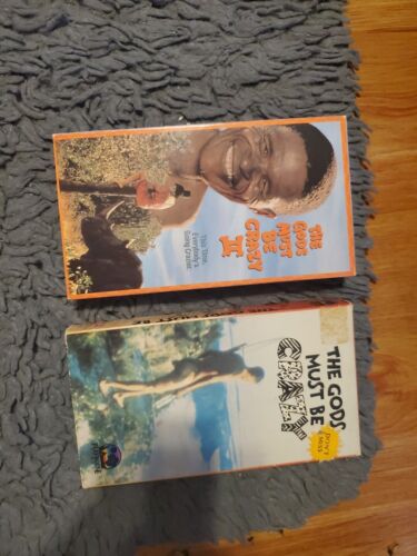 THE GODS MUST BE CRAZY 1 & 2 VHS Lot COMEDY 80s NIXAU Bushman - Picture 1 of 4