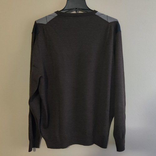 Maglione pullover Jos A Bank uomo taglia grande 100% lana merino - Foto 4 di 4
