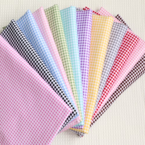 50cm*160CM Gingham 0.3CM ChecKed 100cotton fabric Quilting Cloth