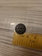 Antique Buttons with Navy Anchor 5/8 " 2 hole  Free Shipping 