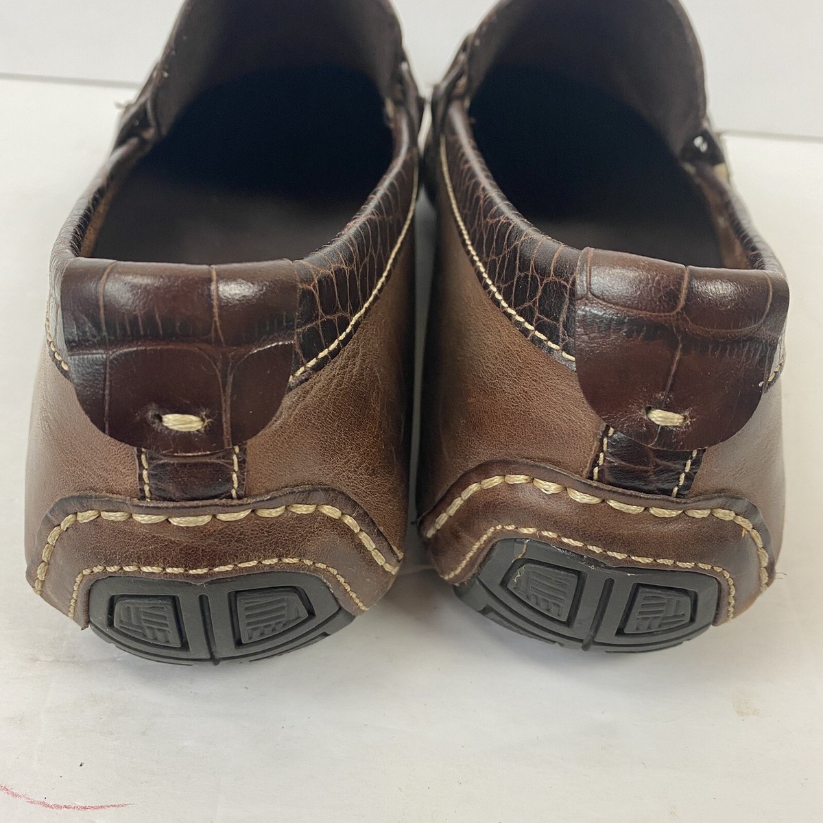Cole Haan Venetian Loafer Men\'s 10 M French Roast Brown Loafers Buckle C11396 Cole Haan - Tucker French Roast Brown Leather Venetian Loafer main image 4