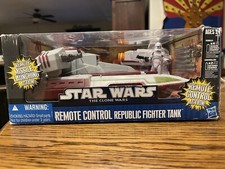 New Star Wars The Clone Wars Remote Control Republic Fighter Tank vehicle.