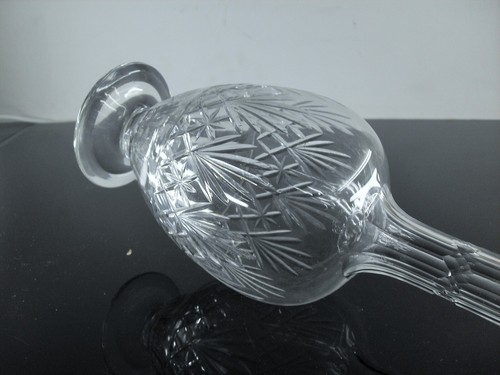 ANCIENNE 1 CARAFE A VIN DIGESTIF CRISTAL TAILLE MASSENET SAPHO TIVOLI ST LOUIS - Bild 21 von 24