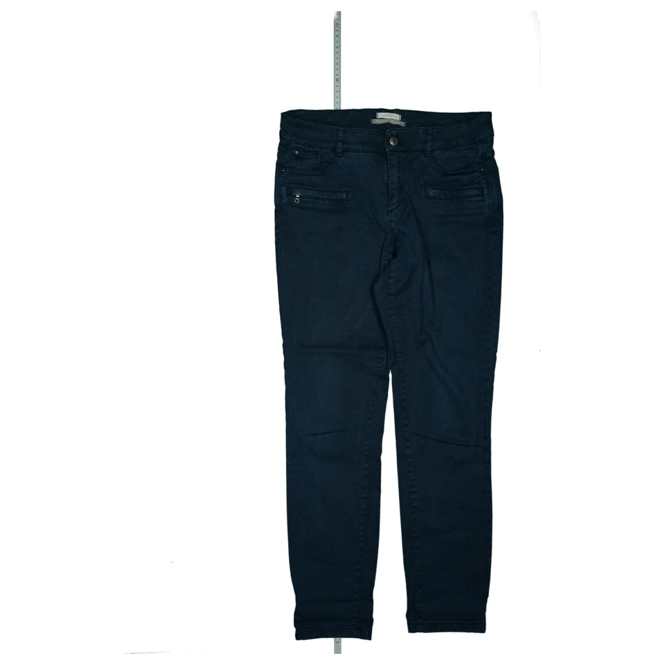 Esprit Damen Jeans Hose super Stretch high slim Skinny Zip S 36 W28 L28 darkblue - Bild 1 von 4