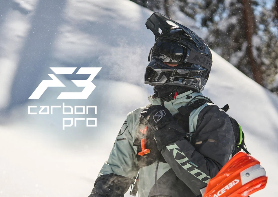 Casco KLIM F3 Carbon Pro Off-Road Powersport ECE solamente Foto 2 de 4