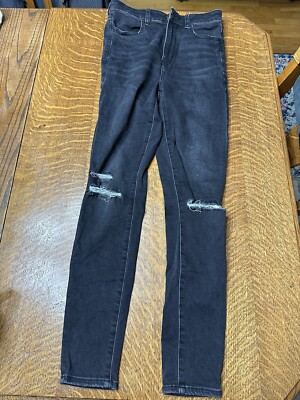 American Eagle. Next Level Stretch Black Highest Rise Jogging  Size 4R